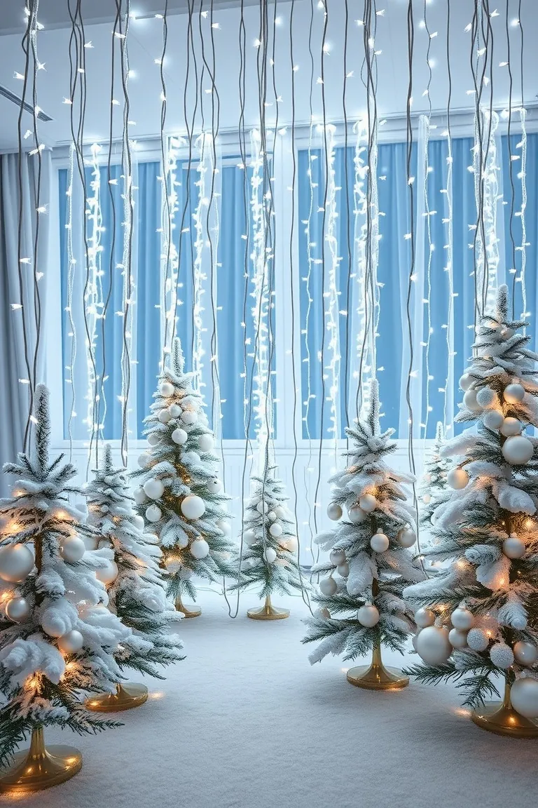 4. Frosty Fairy Light Forest