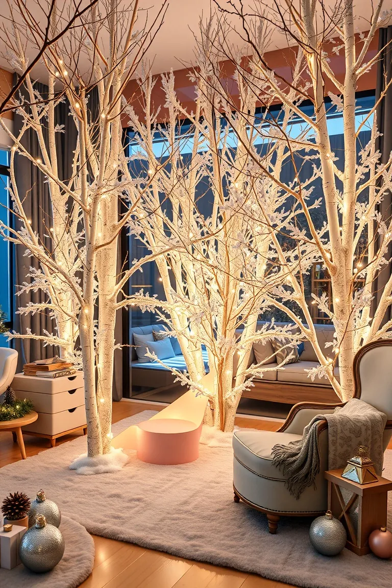4. Glowing Forest of Lights