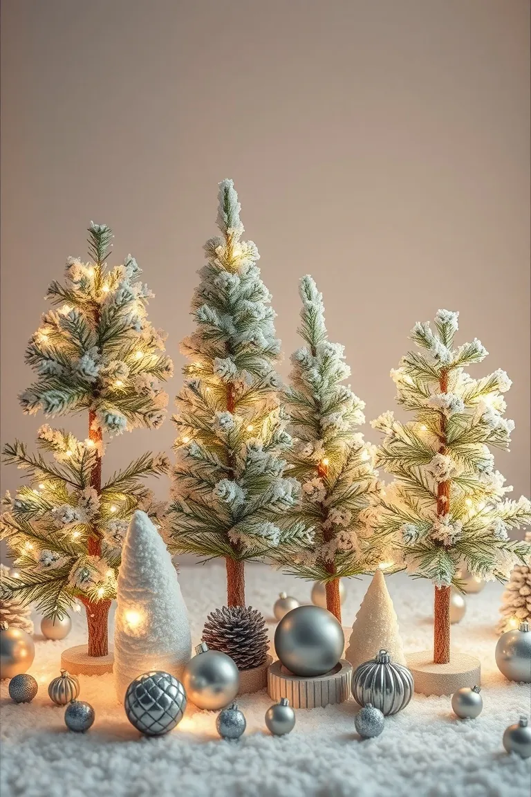 3. Frosted Forest Elegance