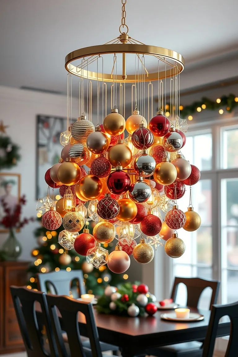 2. Radiant Ornament Chandelier