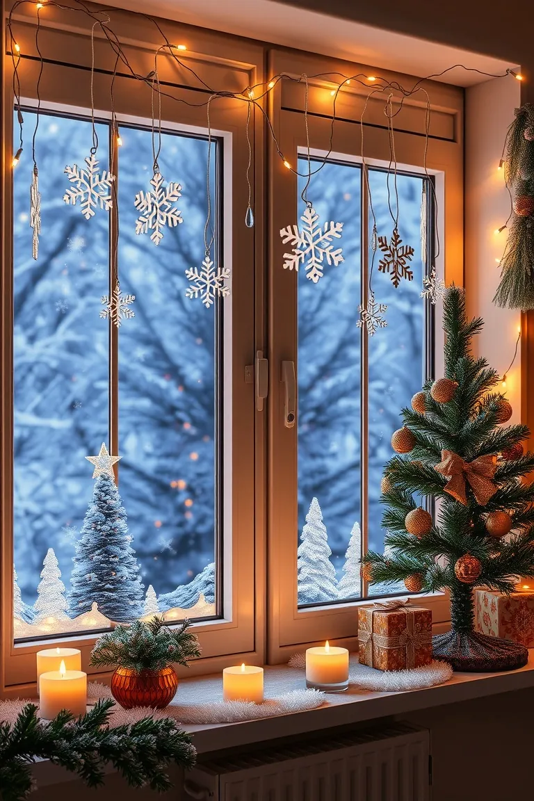 4. Whimsical Winter Wonderland Windows