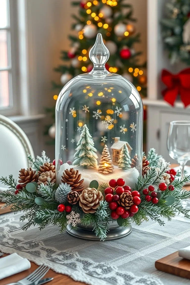 3. Whimsical Winter Wonderland Centerpiece