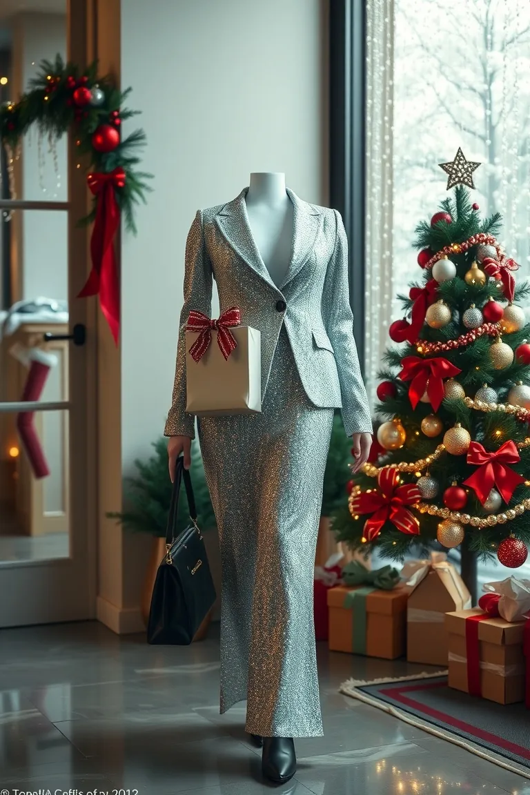 4. Twinkling Tinsel Twist
