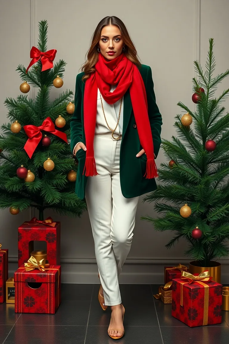 2. Elegant Evergreen Ensemble