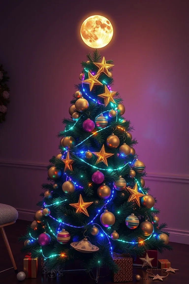 4. Galactic Glow Tree