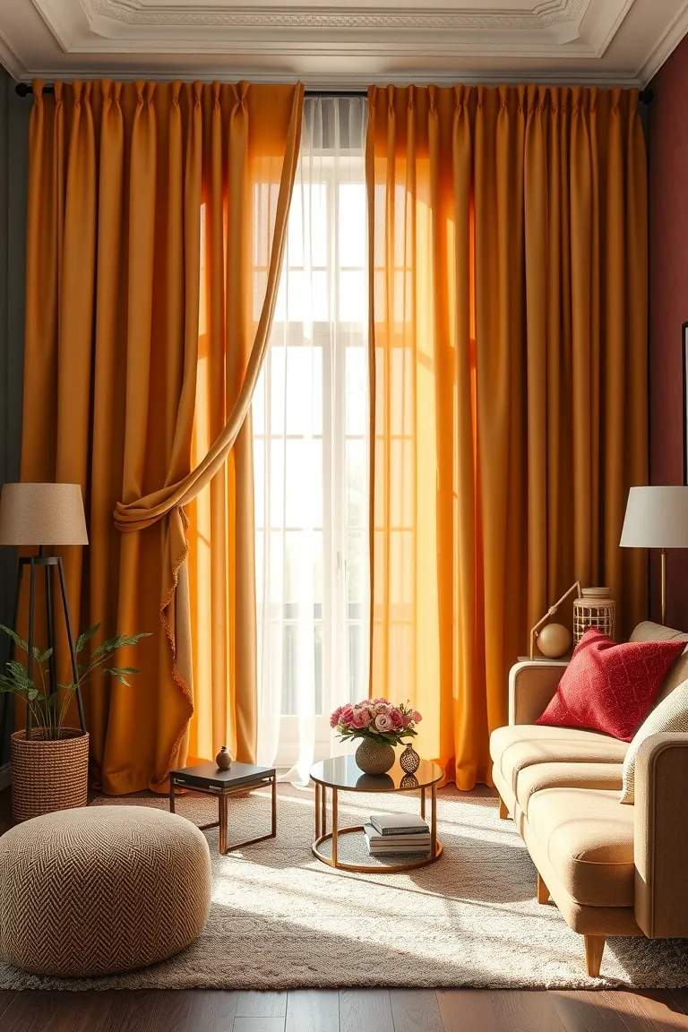 2. Plush Curtain Revamp