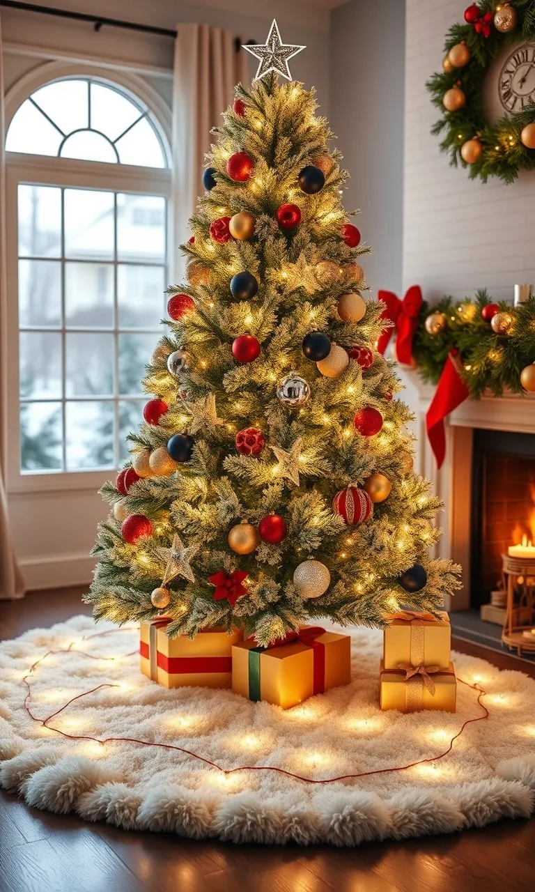 4. Twinkling Tree Skirts