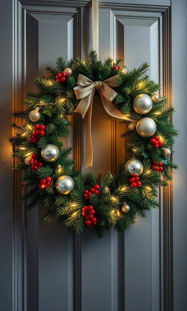 3. Twinkling Wonderland Wreath