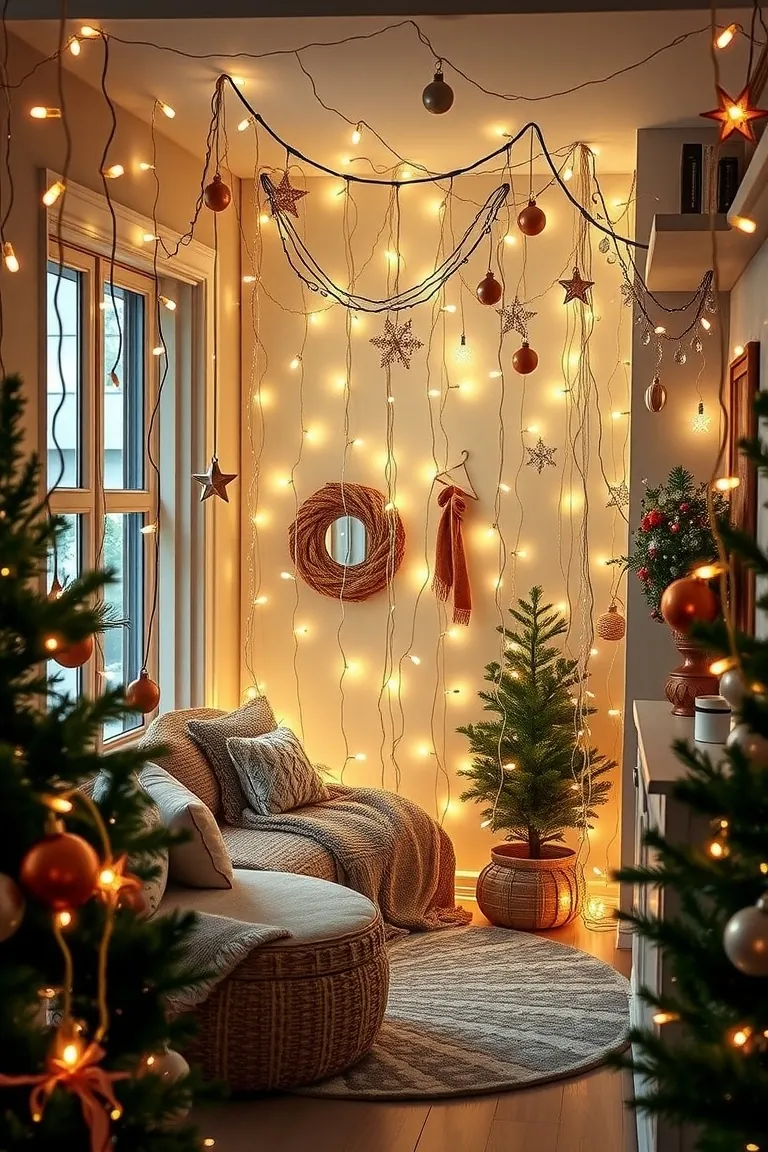 4. Enchanting Fairy Light Forest