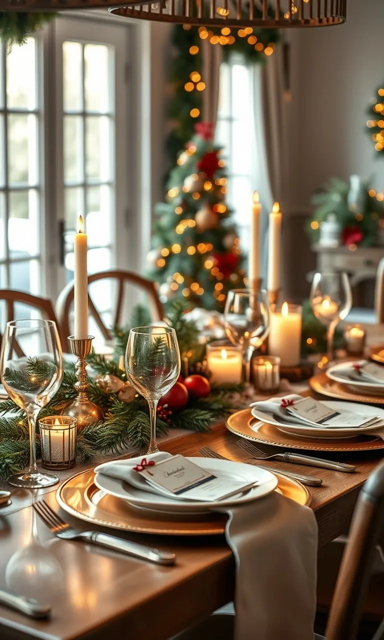 4. Twinkling Tablescapes