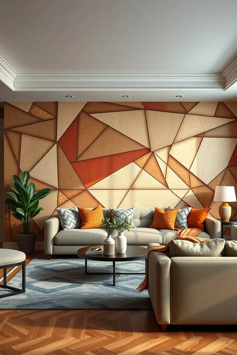 3. Stunning Statement Wall