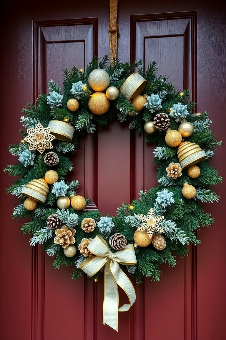 2. Whimsical Winter Wonderland Wreaths