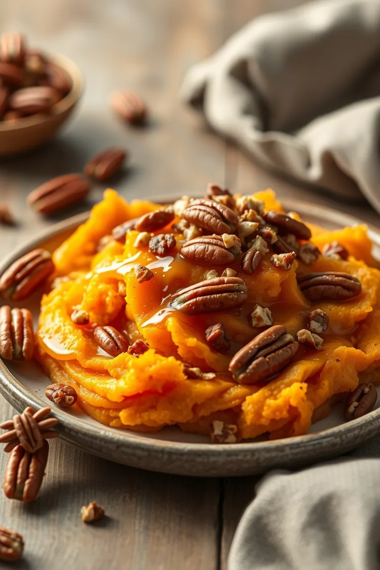 2. Sweet Potato Symphony with Maple Pecan Glaze