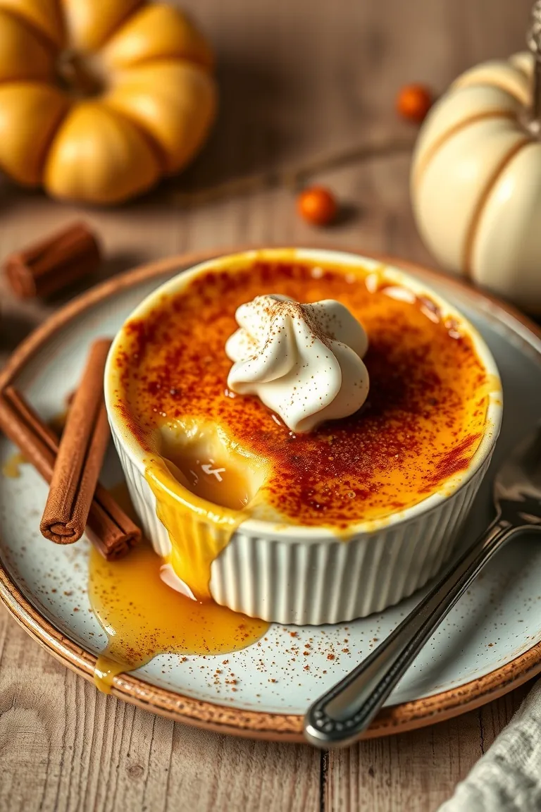 4. Pumpkin Spice Crème Brûlée Extravaganza