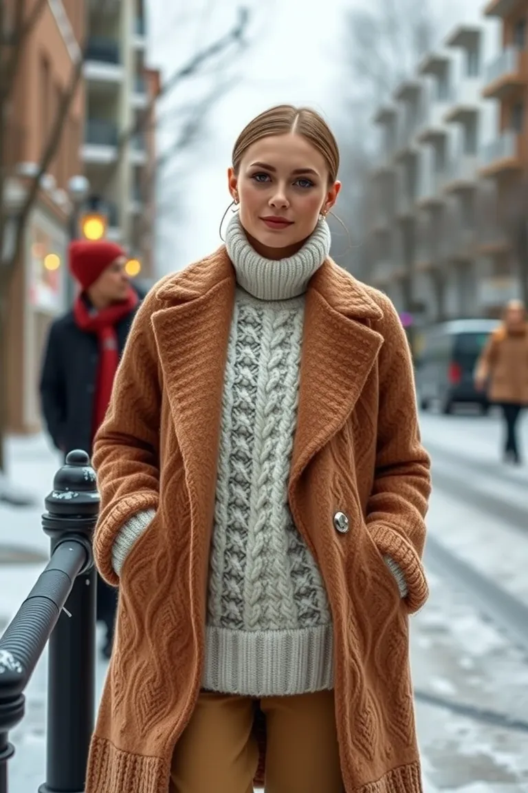3. Luxe Layers of Knit Perfection