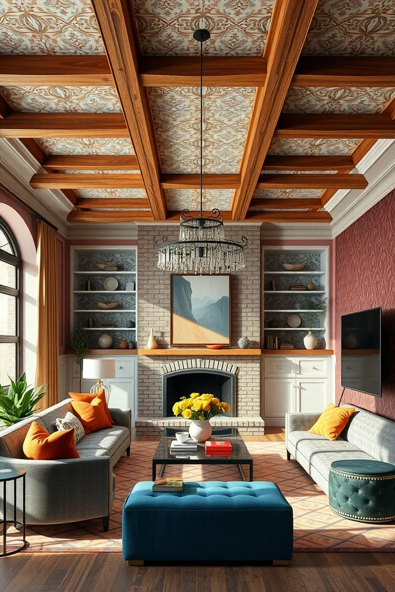 3. Statement Ceilings