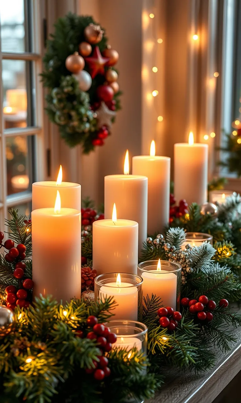 5. Enchanting Candle Displays
