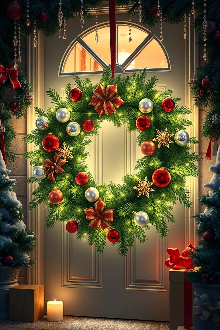 2. Twinkling Wonderland Wreaths