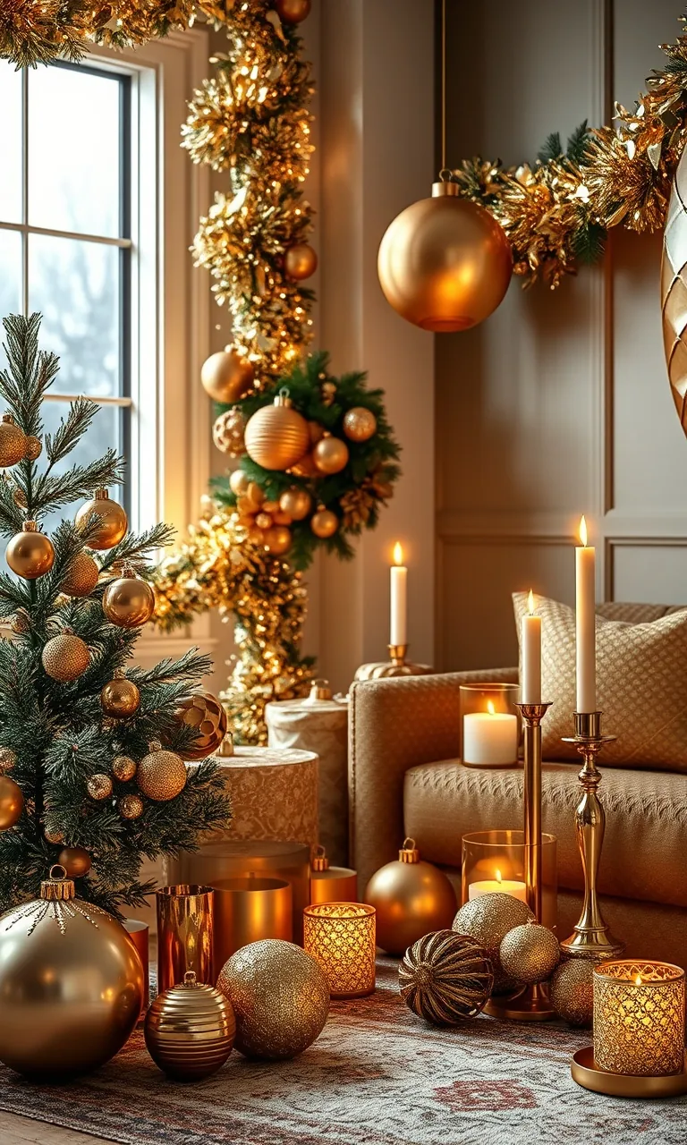 5. Glisten with a Golden Touch