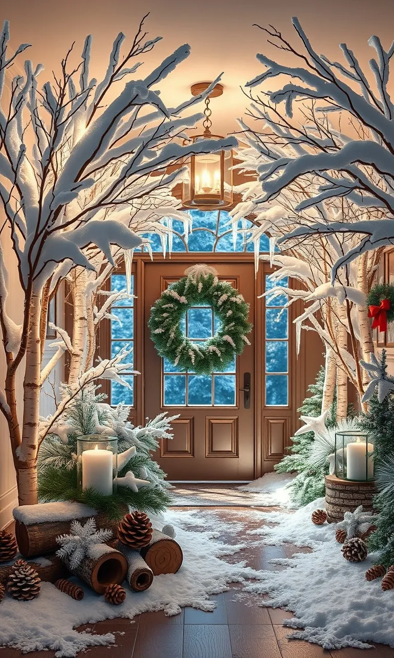 4. Snow-Covered Forest Foyer