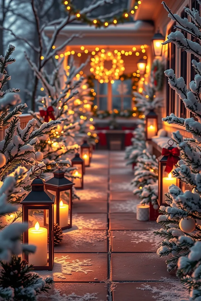 4. Shimmering Snowfall Illusion