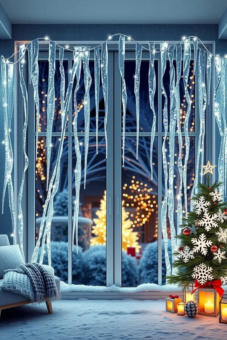 5. Enchanting Icicle Drape