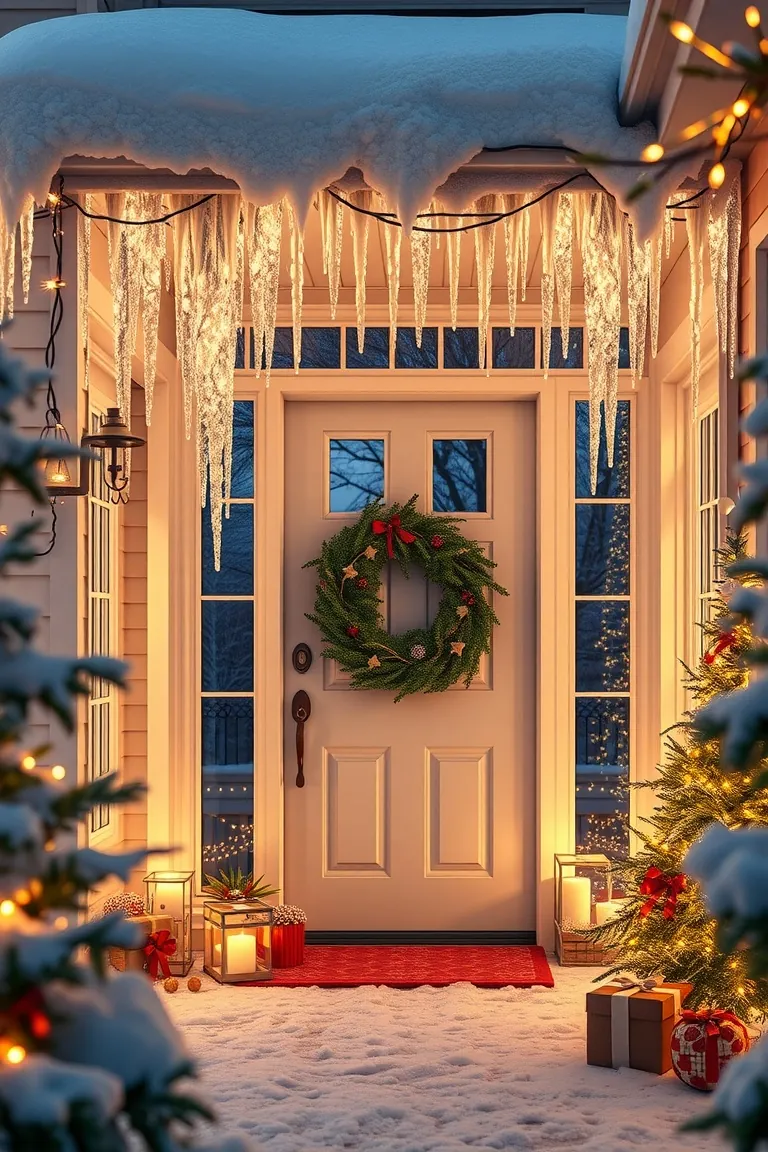 2. Illuminate with Ingenious Icicles