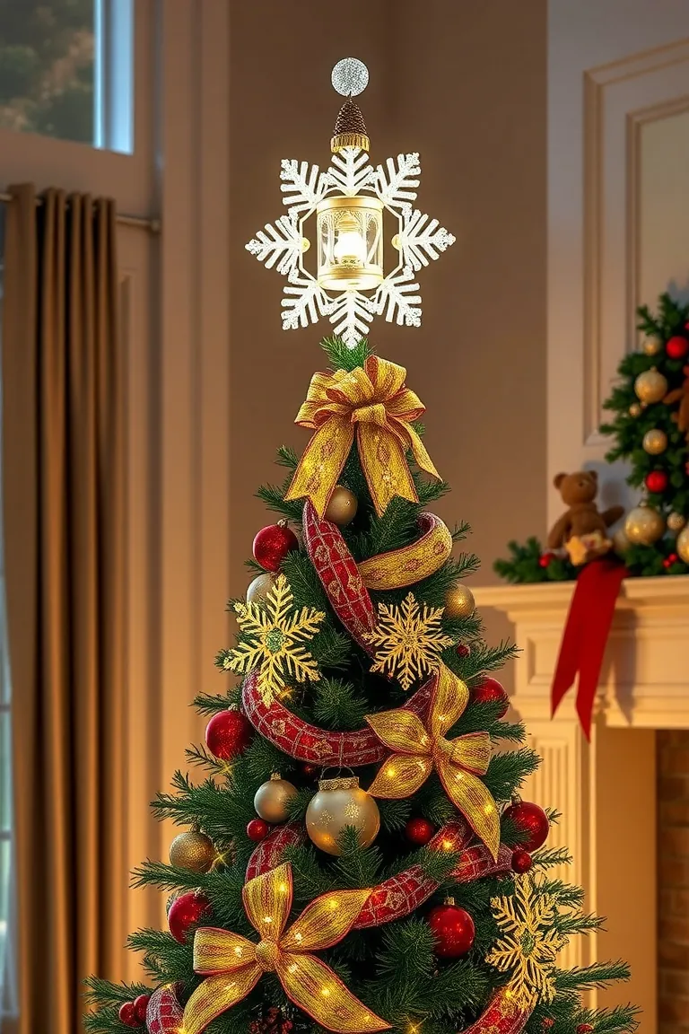 3. Twinkling Tree Topper Twist