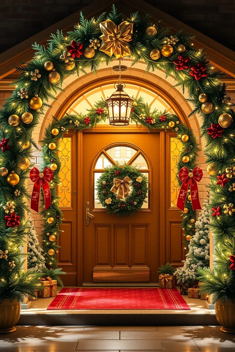 4. Illuminating Holiday Archways