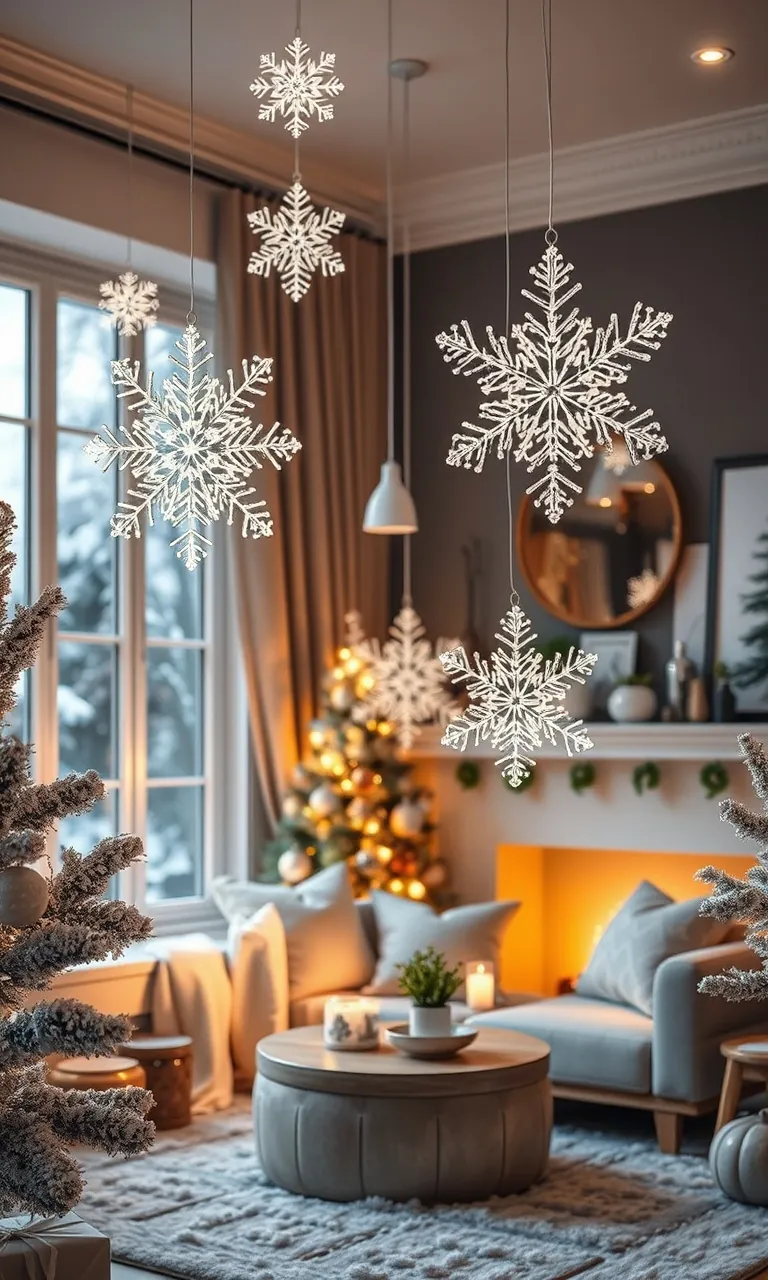 3. Shimmering Snowflake Haven