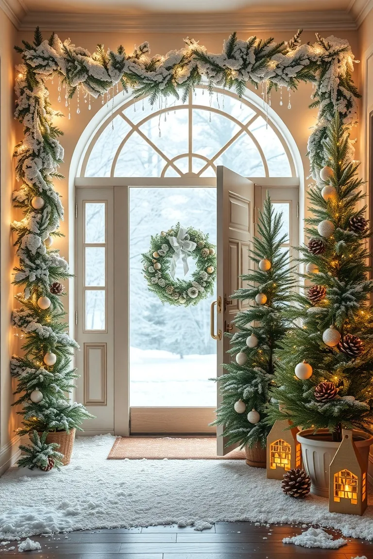 3. Frosty Forest Foyer