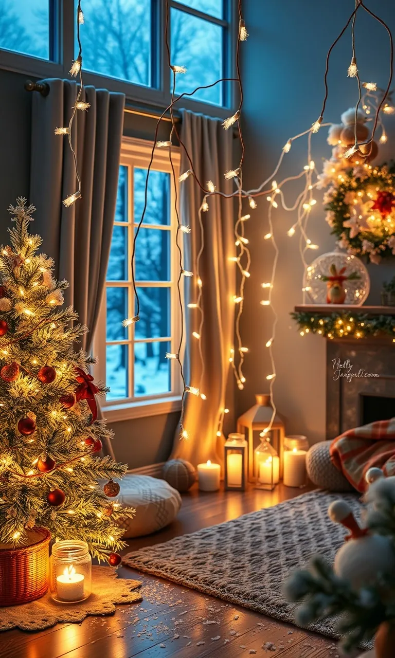 2. Frosted Fairy Lights