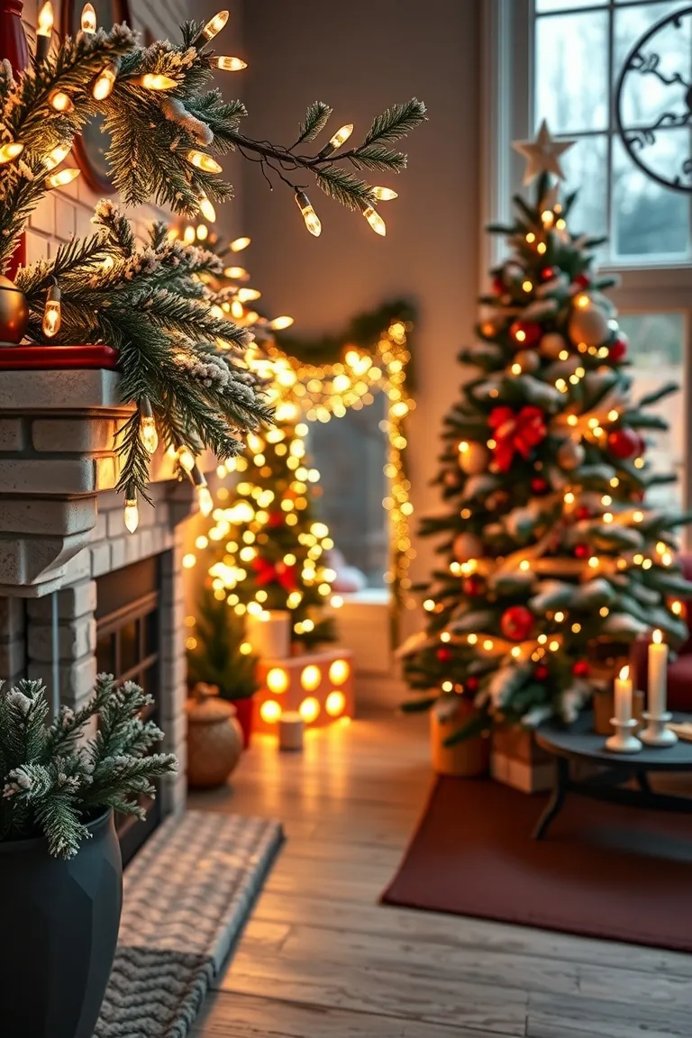 2. Twinkling Winter Lights