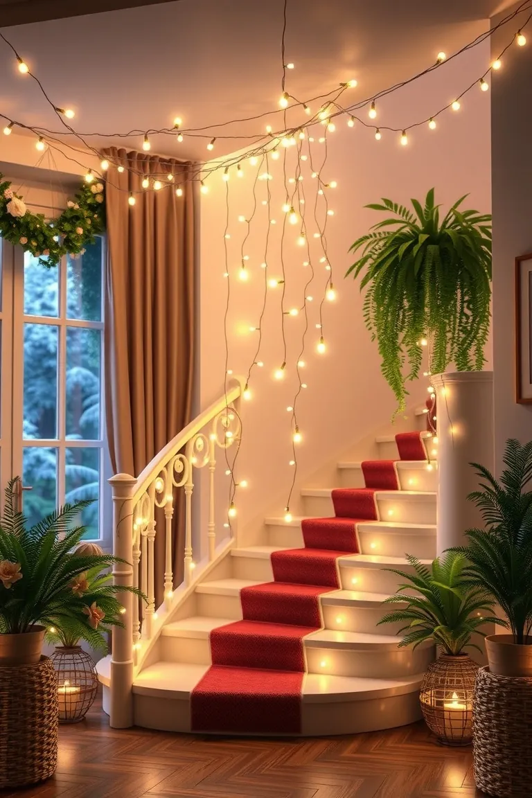 3. Twinkling Fairy Light Cascades