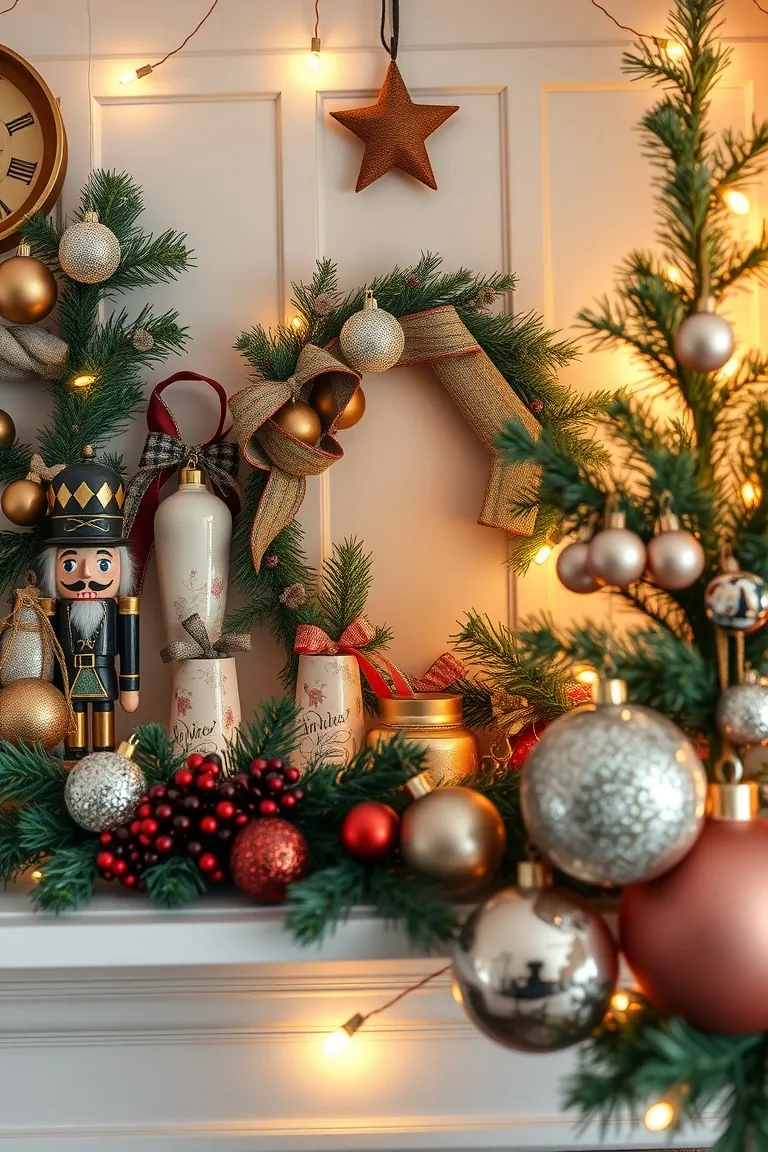2. Sparkling Snow Globe Centerpieces