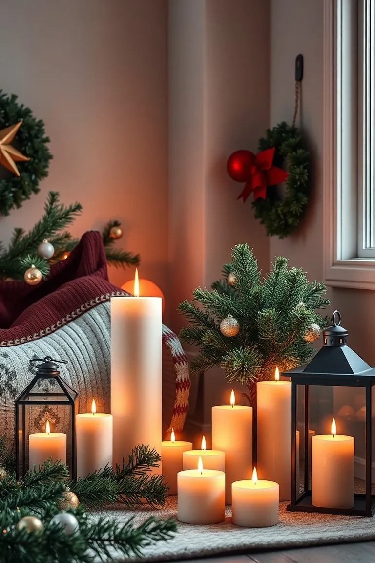 3. Cozy Candle Lit Corners