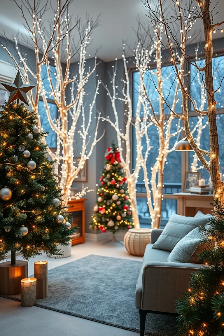 5. Twinkling Fairy Light Forest