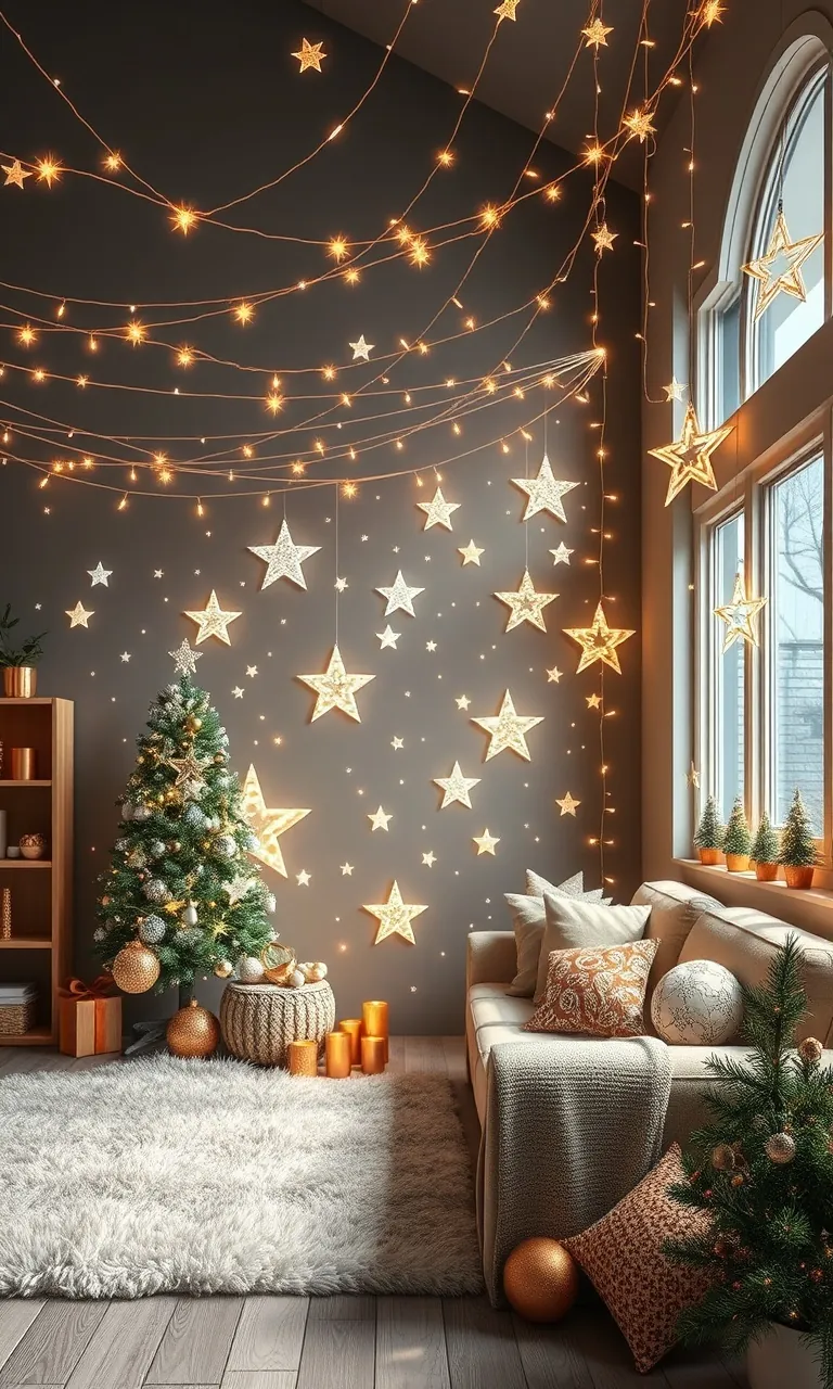 4. Shimmering Starry Night