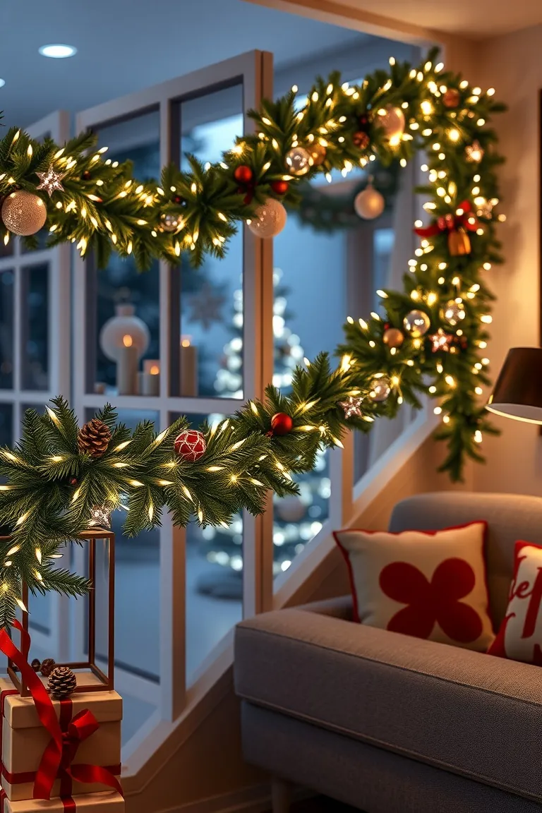 2. Glistening Garland Glamour