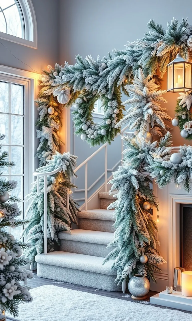 3. Frosted Forest Foliage