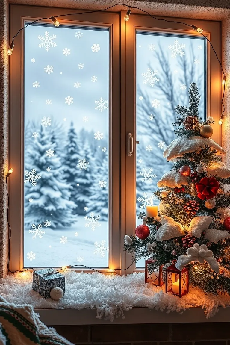 5. Snowy Window Wonderland