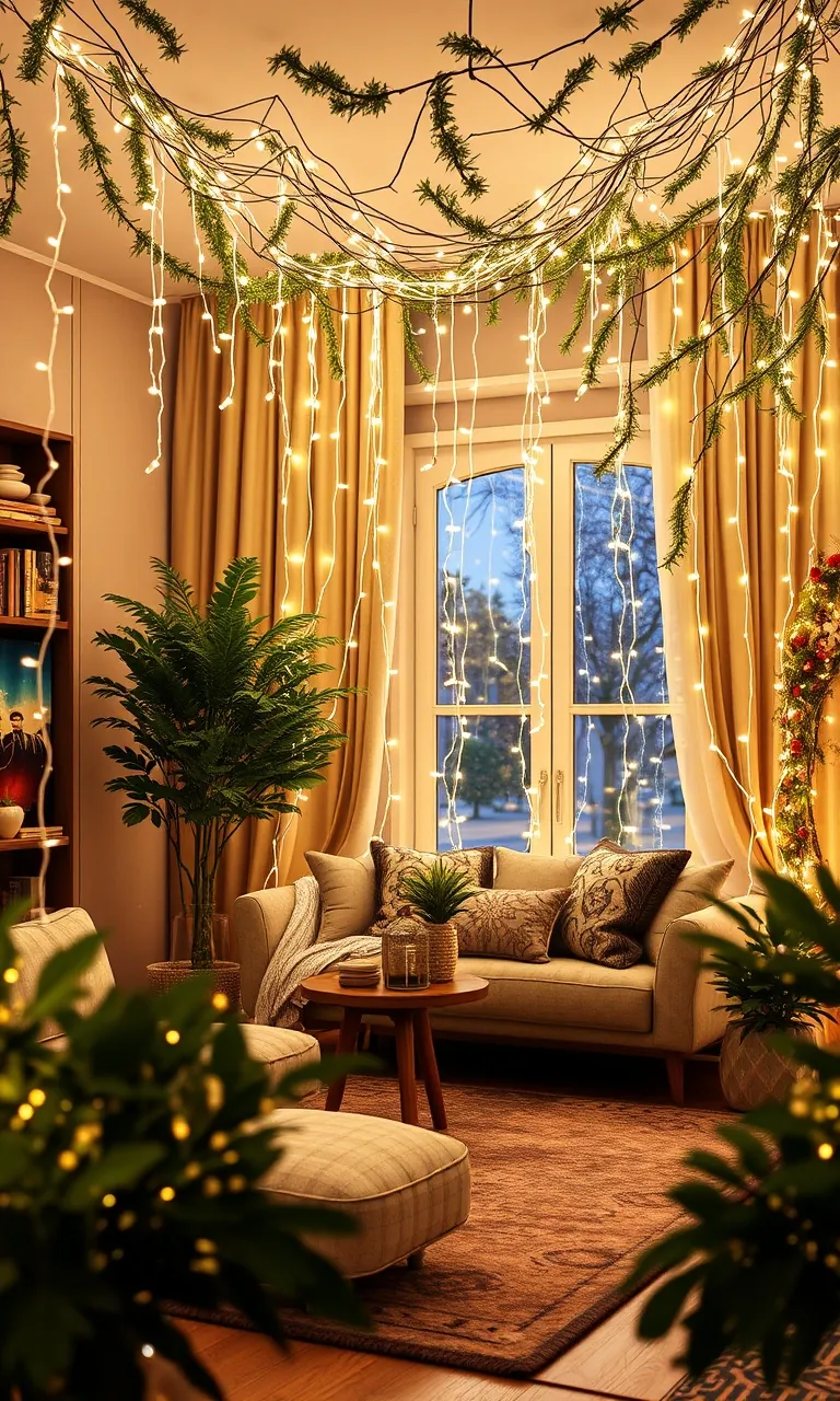 4. Illuminate with Enchanted Fairy Light Forest