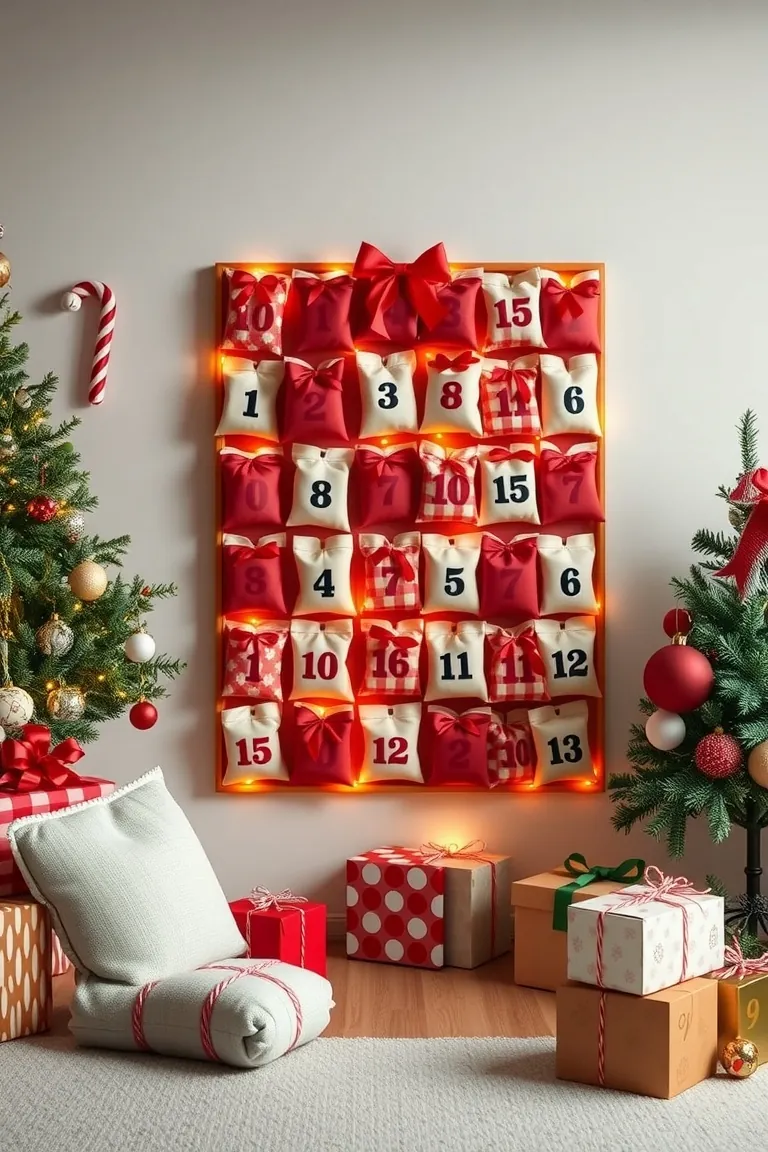 3. Interactive Advent Calendar Wall