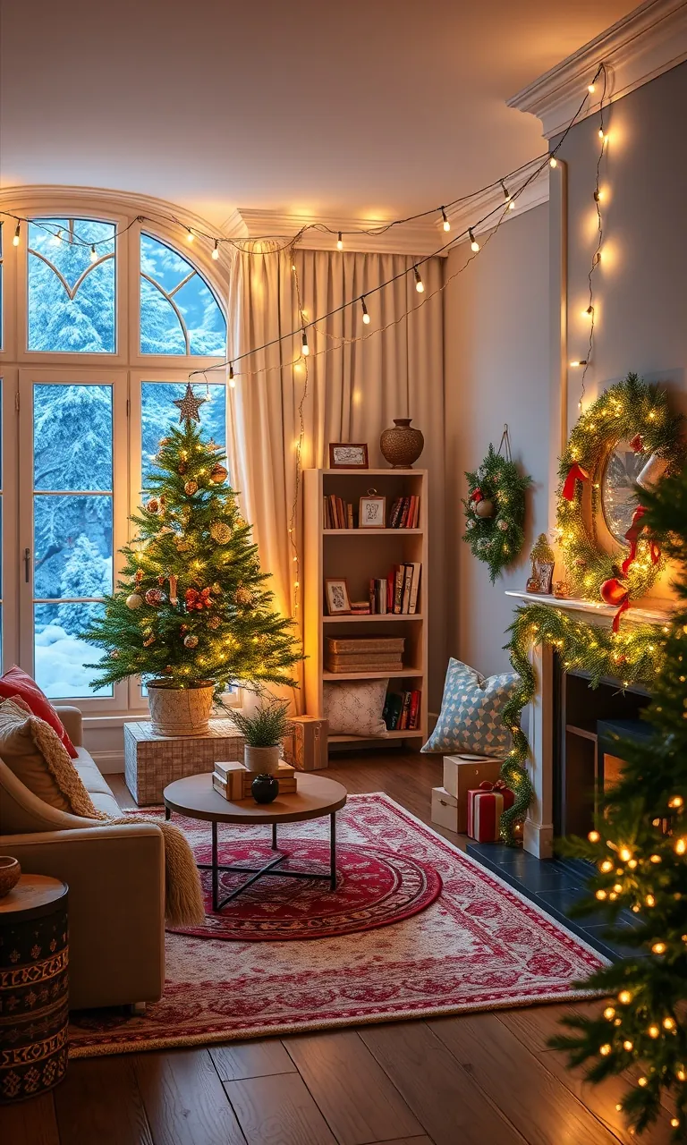 4. Twinkling Wonderland with Fairy Lights