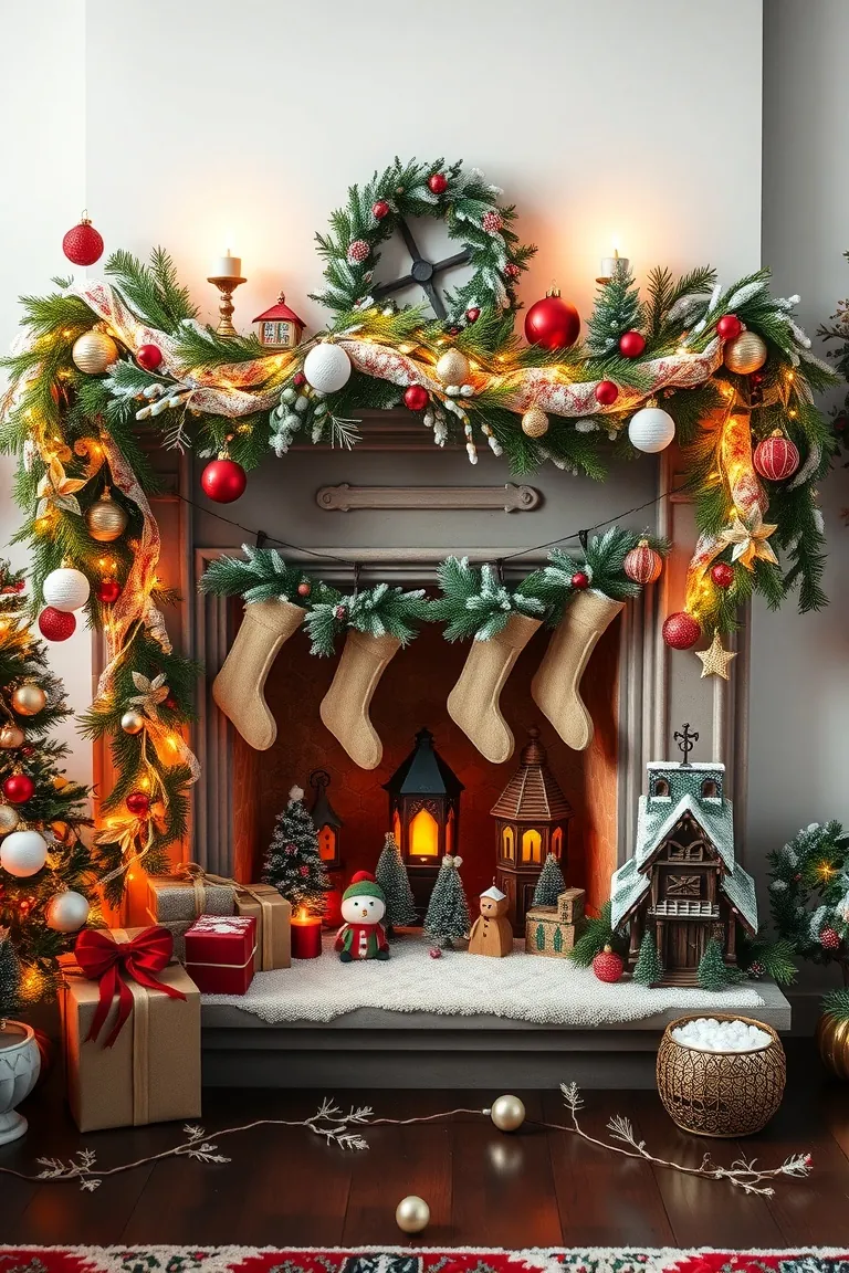 4. Enchanting Fireplace Fantasy