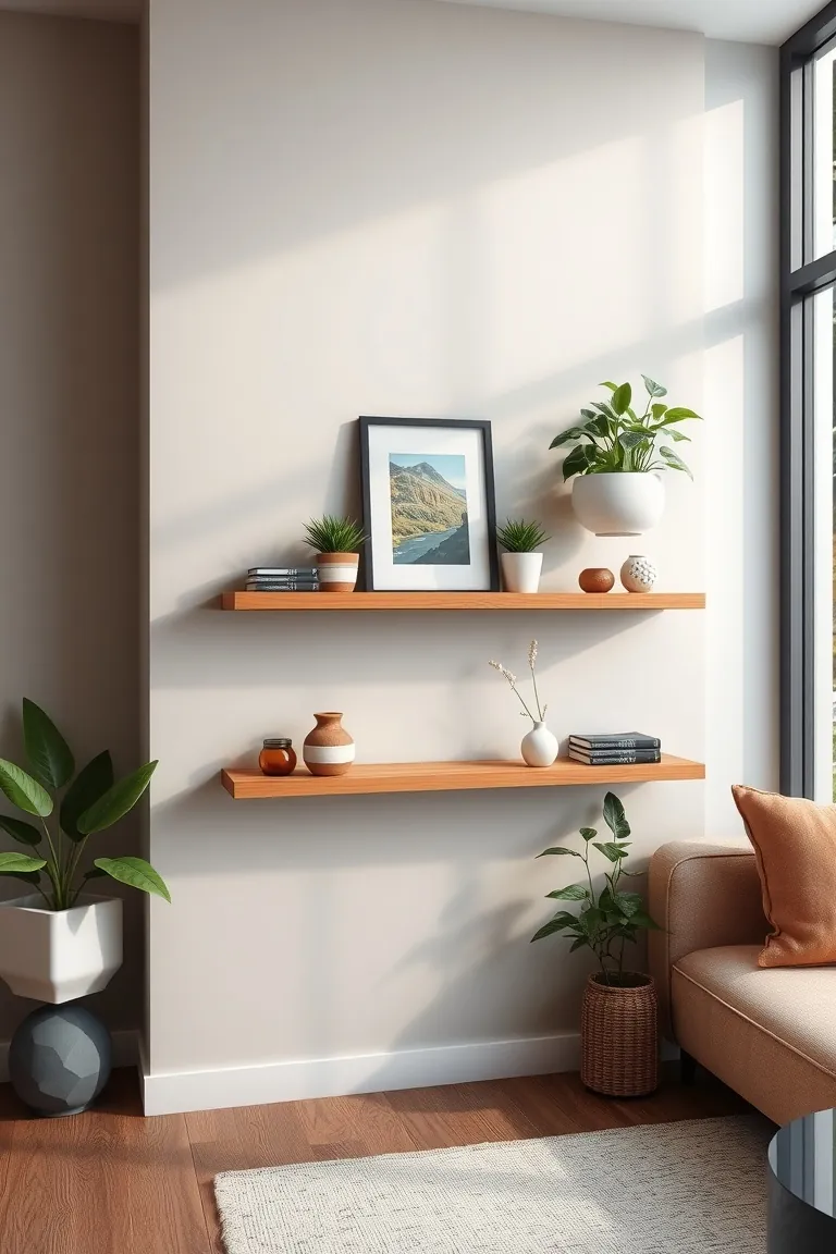 2. Floating Shelves Fantasy