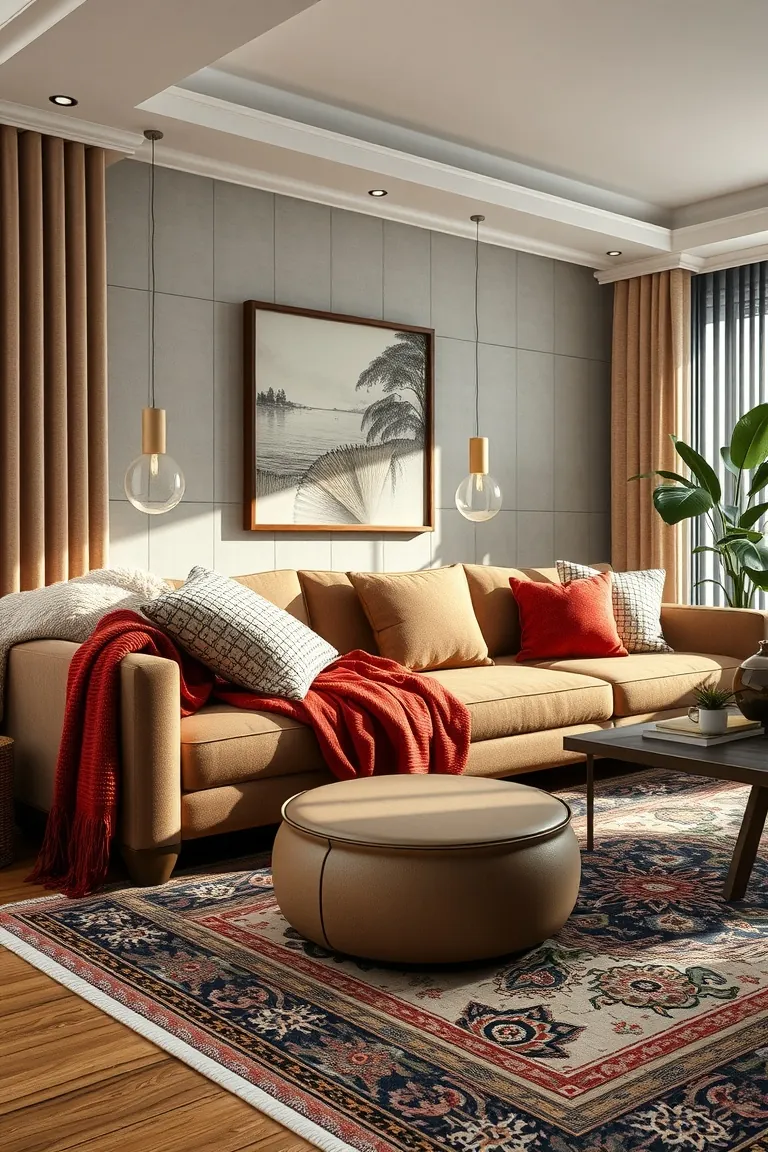 2. Layer with Luxurious Textiles
