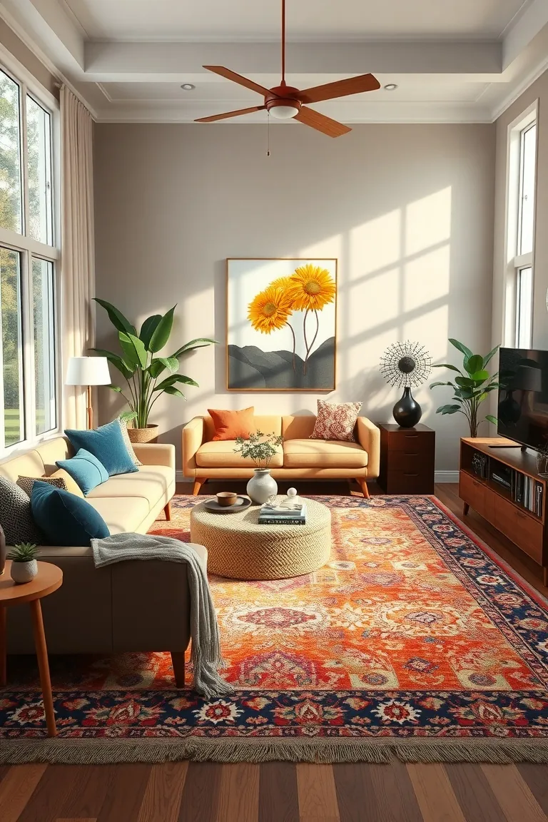 2. Statement Rug Revolution