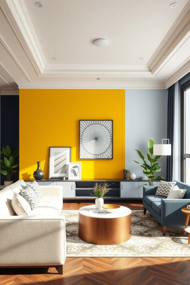2. Bold Accent Walls