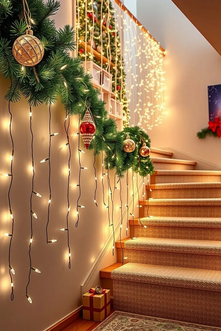 4. Illuminate with Twinkling Fairy Light Cascades